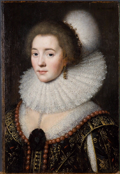 Amalia Solms, épouse de Frédéric de Nassau, Michiel Jansz van Mierevelt, 1625