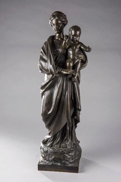 Vierge et l'Enfant, Charles Crozatier, 1854