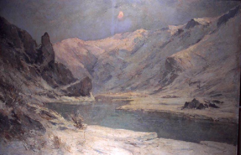 Désolation, effet de neige, Emile Noirot, 1901
