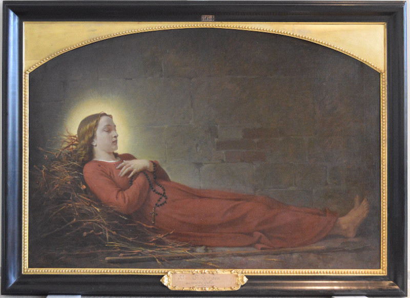 La mort de Germaine Cousin, bergère, dite la Vierge de Pibrac_1