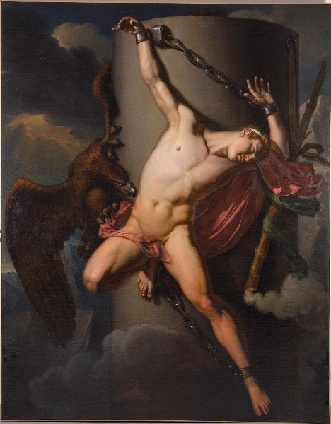 Le Supplice de Prométhée ; Prométhée sur le Caucase, Jean Louis César Lair, 1819
