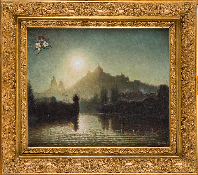 Vue du Puy au clair de lune, Léon Giron, 1914