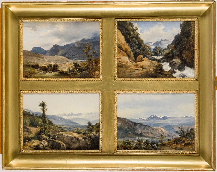 Etudes de paysages des Alpes, Antoine Guindrand, 1831