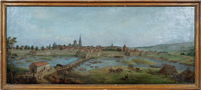 Vue d'Auxonne depuis la rive droite_0