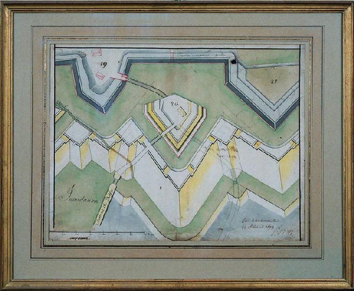 Plan de la demi-lune de la Porte de Comté (Auxonne)_0