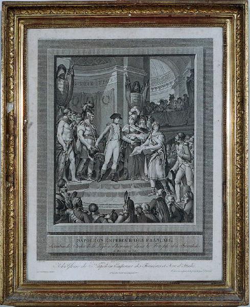 Napoléon distribue les Etoiles de la Légion d'honneur, François Anne David, 1805