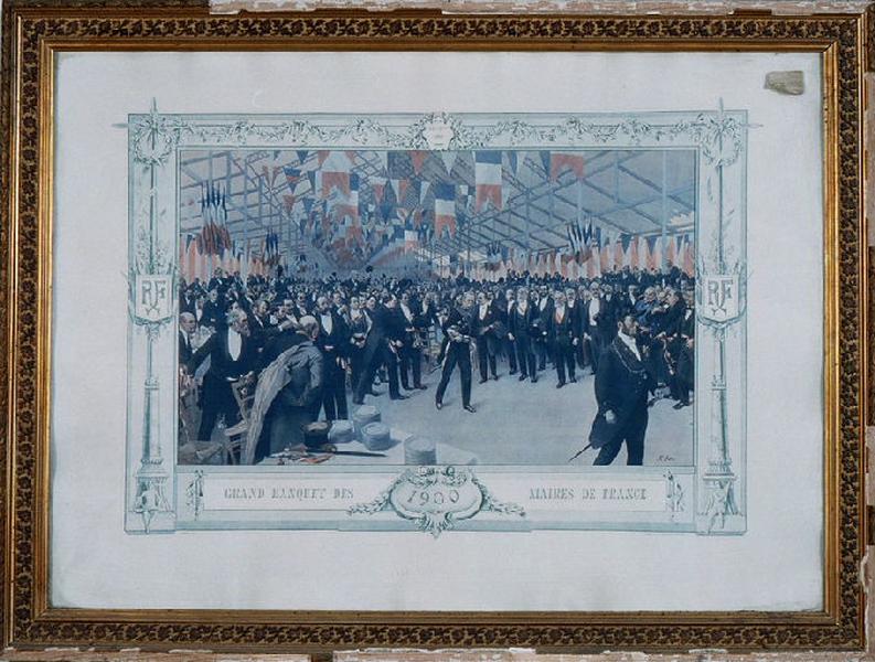Grand banquet des Maires de France, 1900, Raoul Arus, 1900