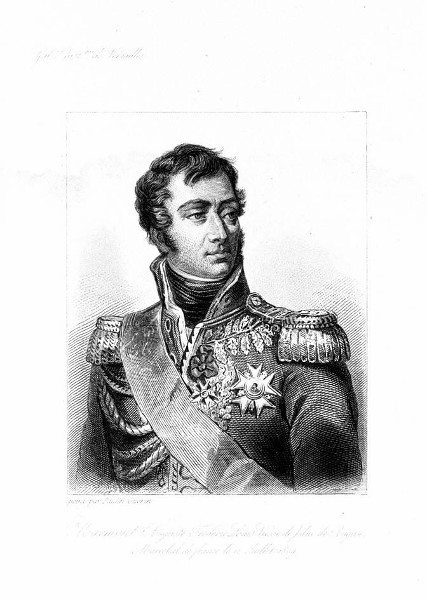 Portrait du Maréchal Marmont portant la Légion d'Honneur, Jean-Baptiste Guérin-Paulin, 1809-1853