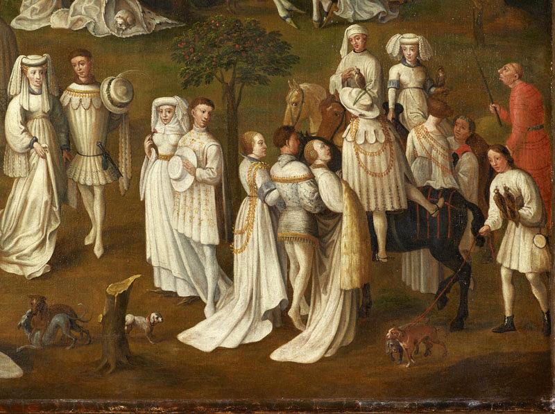 Fête champêtre à la cour de Philippe le Bon ; Jardin d'amour de Philippe le Bon (autre titre) ; Chasse à l'oiseau à la cour de Philippe le Bon (autre titre)_6