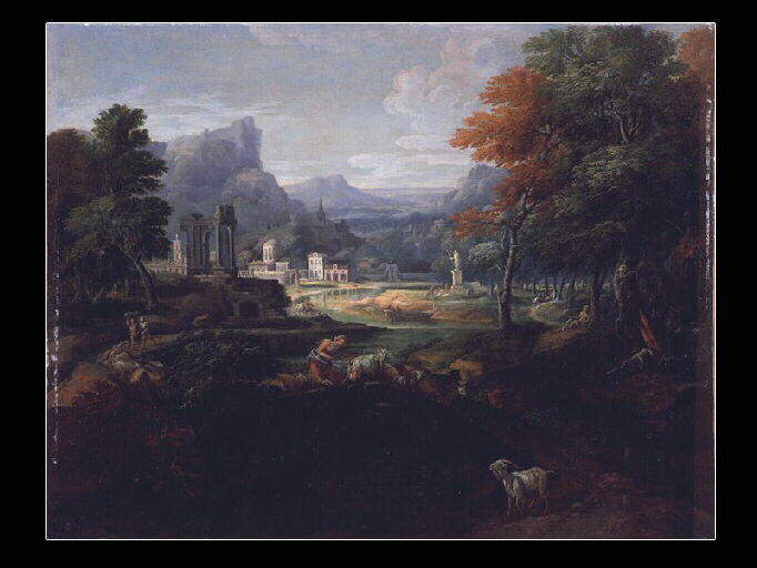 Paysage avec ruines romaines_0