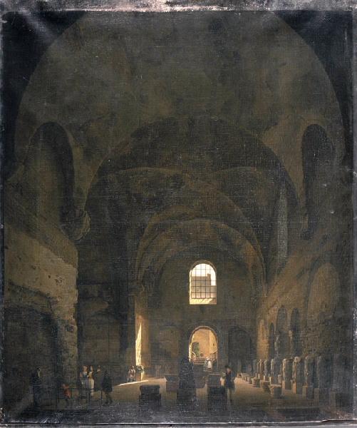 Le Palais des Thermes à Paris en 1845_0