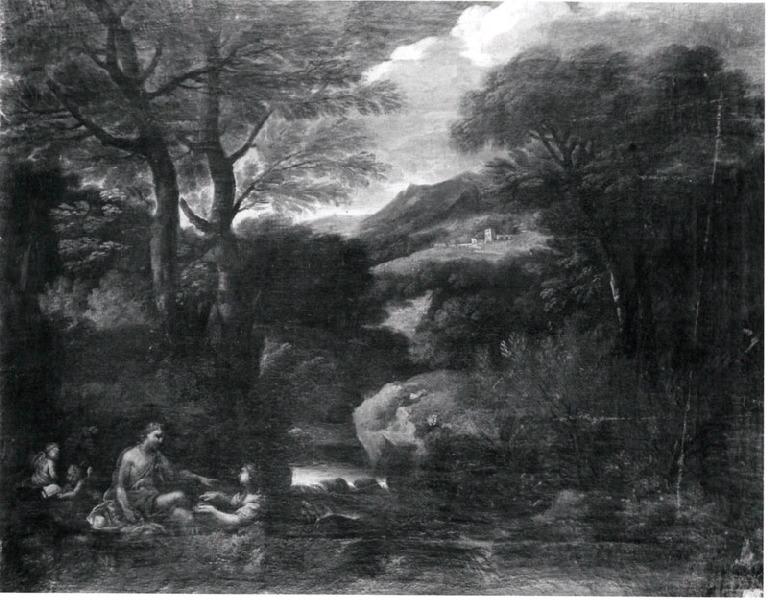 Paysage : La Sibylle de Cumes et Apollon, Gaspard Dughet, 17e siècle
