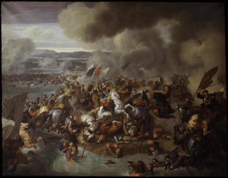 Le Passage du Rhin par l'armée française sous le commandement du Grand Condé (1672)_1