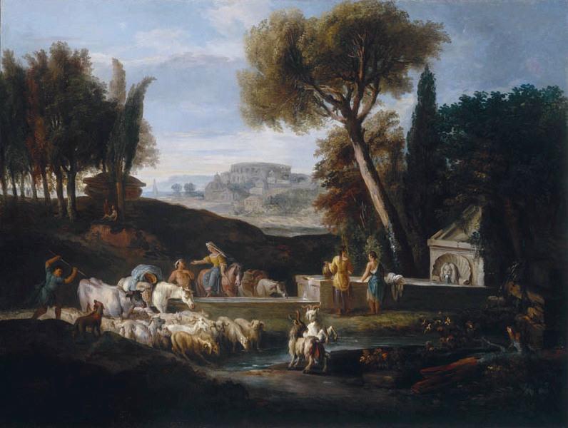 L'Abreuvoir, Jean-Baptiste Lallemand, 1764