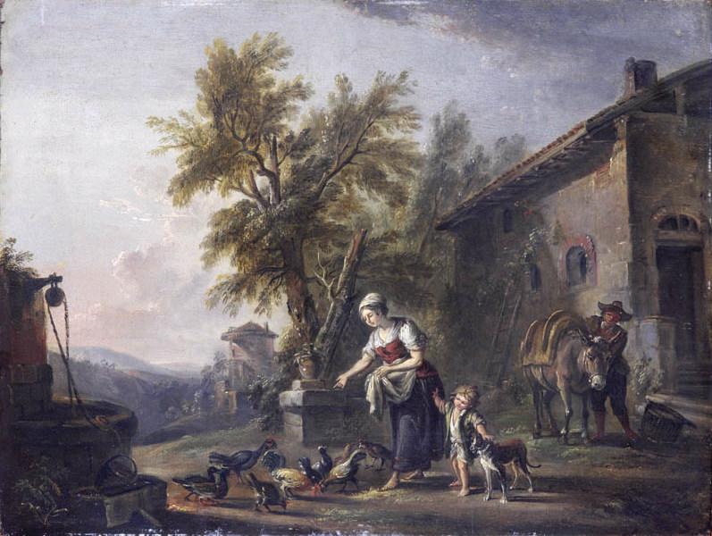 La Becquée, Jean-Baptiste Lallemand, 18e siècle