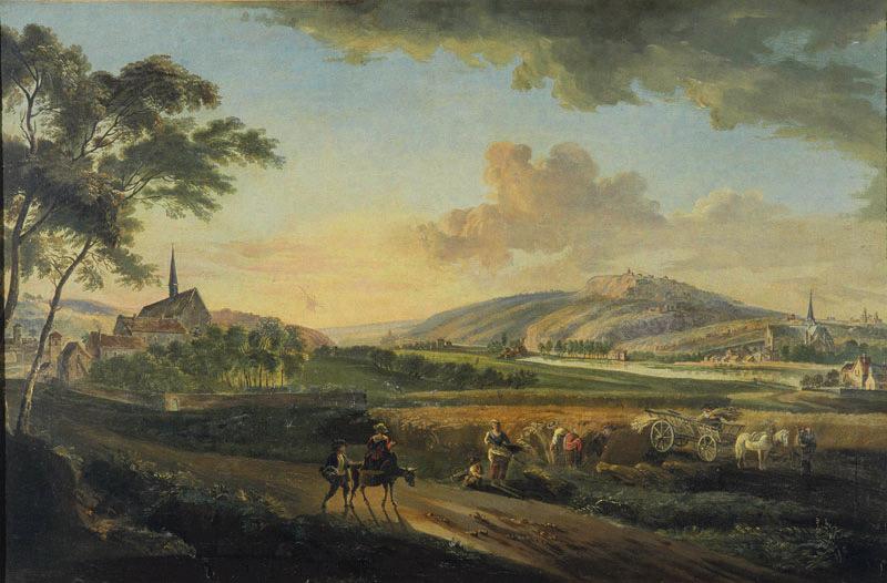 La Vallée de l'Ouche près de Dijon ; Vue de la route des chartreux (autre titre)_0