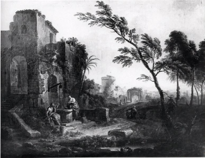 Le Christ et la Samaritaine, Jean-Baptiste Lallemand, 18e siècle