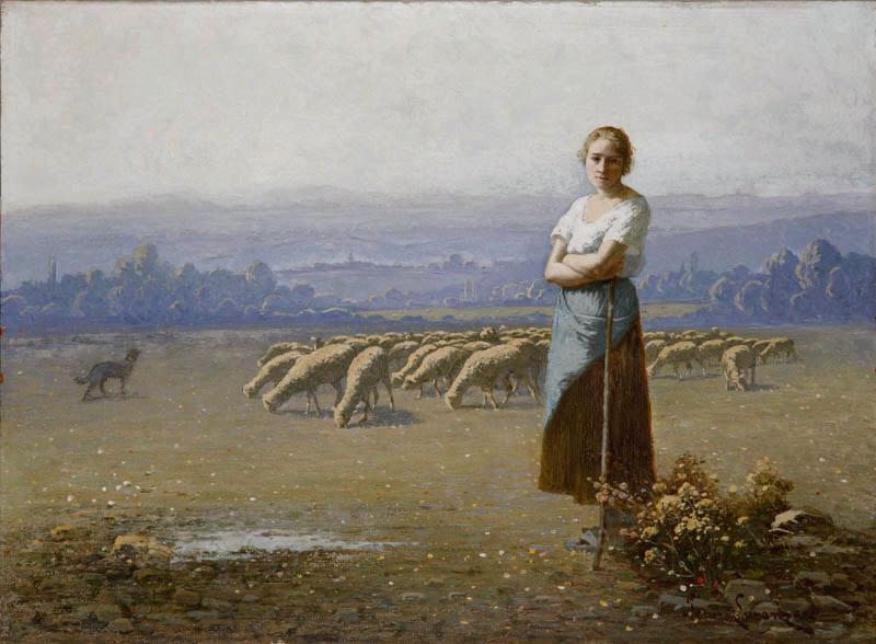 La Gardeuse de moutons, Jean Laronze, 1925