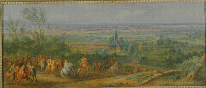 Le Siège de Lille en 1667 ; L'Armée de Louis XIV au prieuré de Fives devant Lille_0