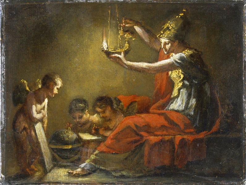 Minerve éclairant les Sciences et les Arts_0