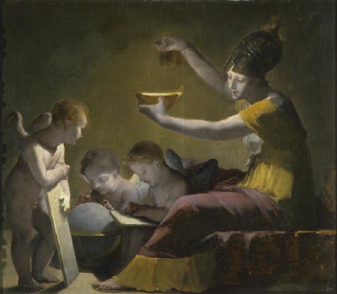 Minerve éclairant les Sciences et les Arts_0