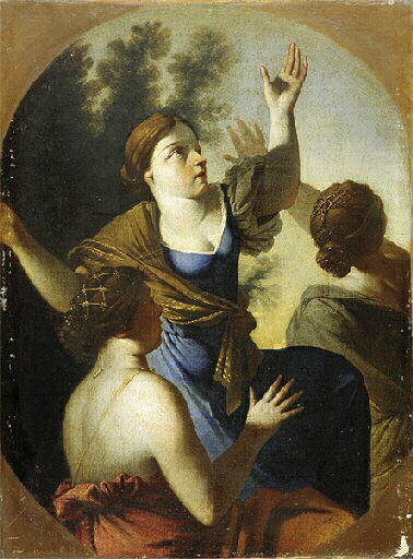 Trois nymphes, Jean Tassel, 17e siècle
