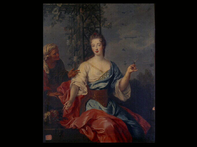 La princesse de Lorraine, abbesse de Remiremont ; Vertumne et Pomone (titre donné par l'inventaire)_0