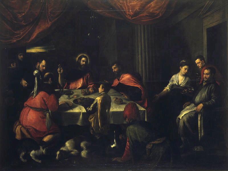 Le Repas d'Emmaüs, Jacopo Bassano, 1565,1566