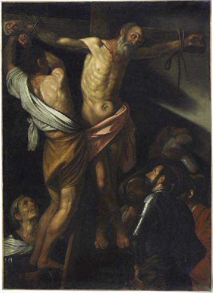 Le Crucifiement de Saint André (copie d'après Le Caravage)_0