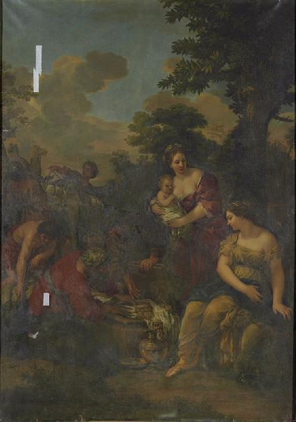Laban cherchant ses idoles (copie d'après Cortone), Pierre de Cortone