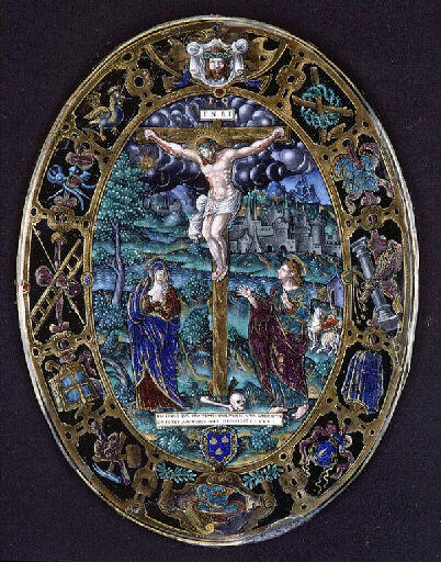 La Crucifixion et les instruments de la Passion_0