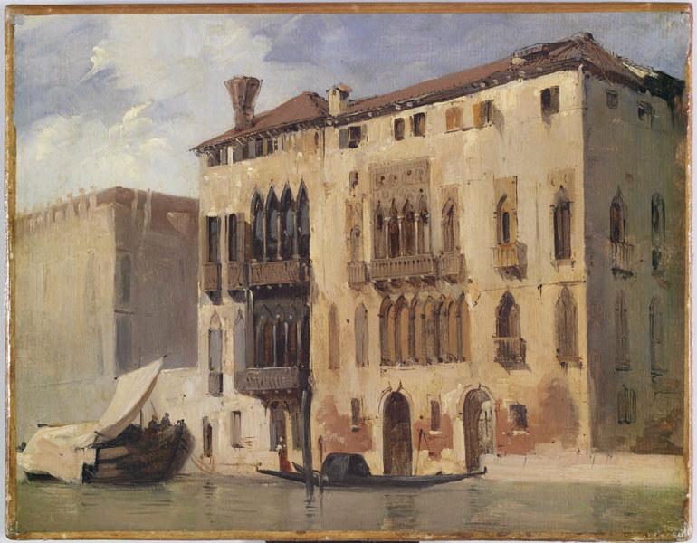 Vue du grand canal à Venise_0