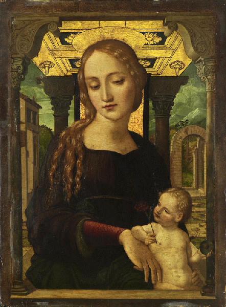 Vierge et enfant, 16e siècle