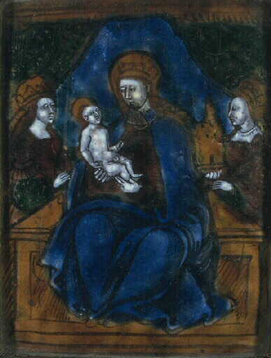 La Vierge et l'Enfant entre sainte Catherine et sainte Barbe_0