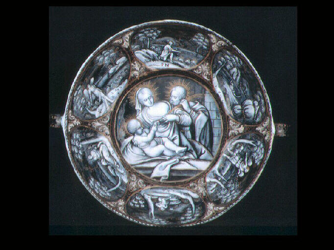 La Sainte Famille ; L'Ange Raphaël, Tobie et le poisson, Agar, Ismaël et l'Ange ; Paysage_0