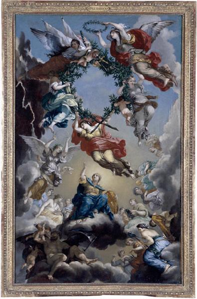 Esquisse pour le plafond à la gloire du prince de Condé, gouverneur de Bourgogne_0