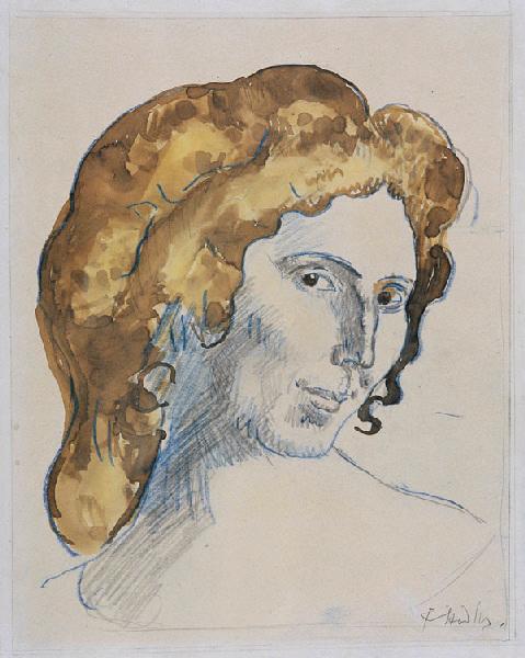 Portrait de la danseuse italienne Giulia Leonardi, Ferdinand Hodler, 1910