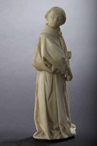 Tombeau de Jean sans Peur : Pleurant n° 42b (enfant de choeur), Jean de La Huerta, 1443,1445,1466,1470