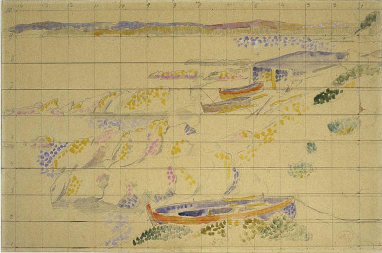 La Calanque des Antibois, Henri Edmond Cross, 1891,1892