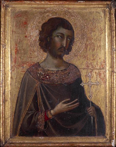Saint tenant une croix, Niccolo Di Segna, 1340