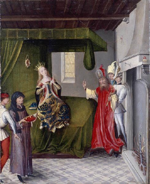 Sainte Catherine et les Philosophes ; Sainte Catherine et l'Empereur Maxence_0