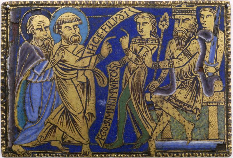 Saint Paul et saint Pierre affirmant la divinité du Christ_0