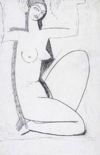 Cariatide, Amadeo Modigliani, 1910,1913