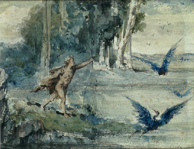 Hercule et les oiseaux du lac de Stymphale_0