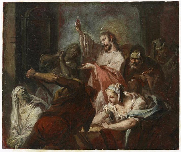 La Résurrection de Lazare, Franz Anton Kraus, 2e quart 18e siècle
