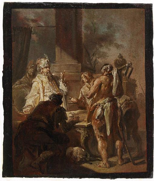 La Parabole des ouvriers de la vigne, Franz Anton Kraus, 2e quart 18e siècle