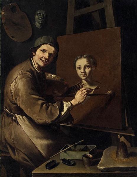 Peintre à son chevalet, Giacomo Francesco Cipper, 1ère moitié 18e siècle