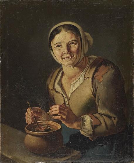 Femme au brasero, Giacomo Francesco Cipper, 4e quart 17e siècle, 1ère moitié 18e siècle