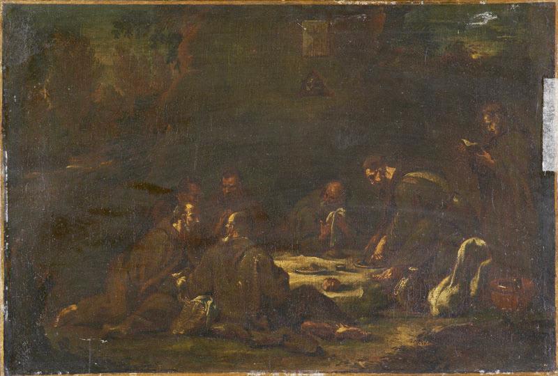 Le Repas des moines, Alessandro Magnasco, 4e quart 17e siècle, 1ère moitié 18e siècle