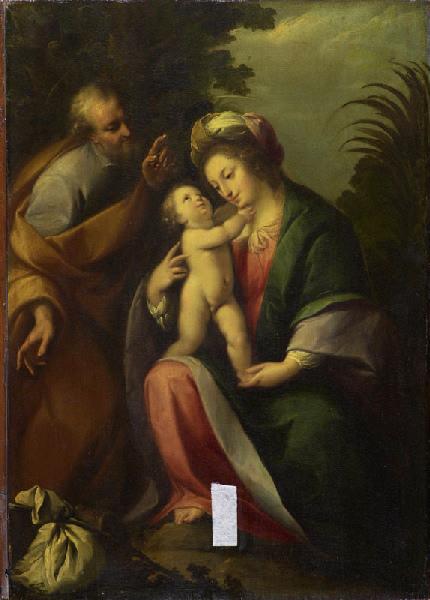 Le Repos de la Sainte Famille, Carlo Francesco Nuvolone, 17e siècle